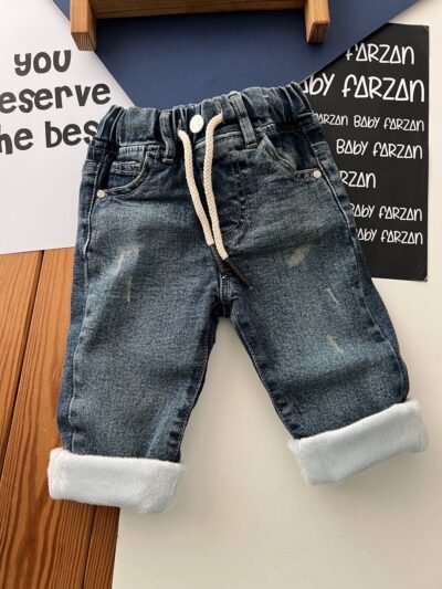 شلوار جین لاینر دار زمستانه کد 8-20