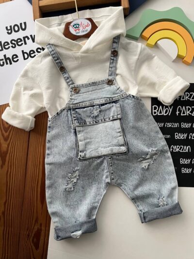 بیلر جین راه راه ۵۱۲۵- کد۱۴-۱۳