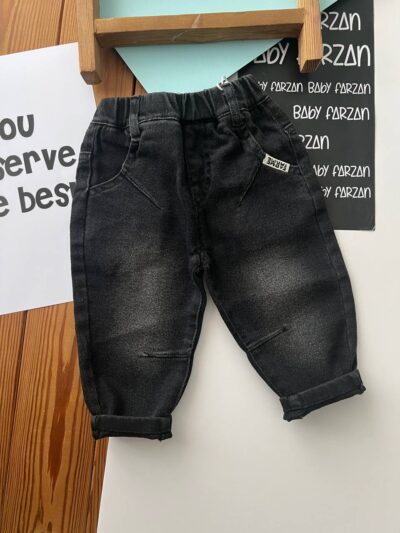 شلوار مام استایل مشکی(وارداتی)کد۱۵-۲۰