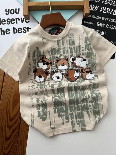 تیشرت تک خرسی - کد ۱۰-۶